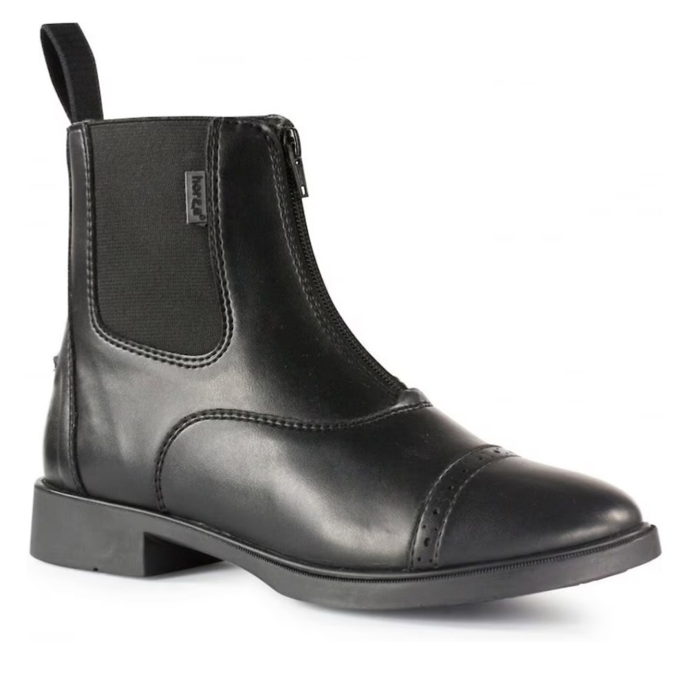 Horze Equestrian Wexford Paddock Boots, Black Size 11